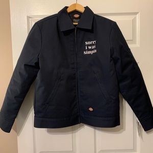 Navy Blue Dickies Eisenhower Jacket Simpin